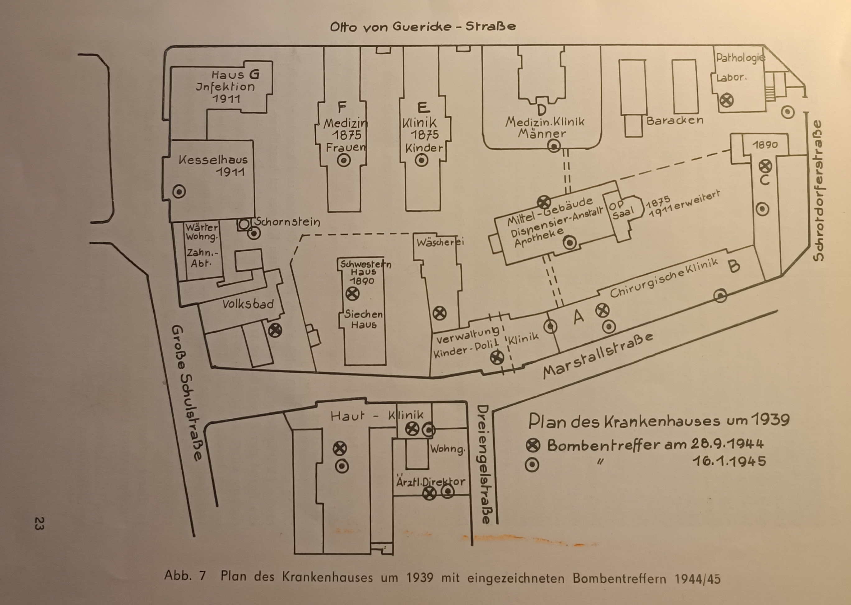 Das Krankenhaus Altstadt 1944/1945